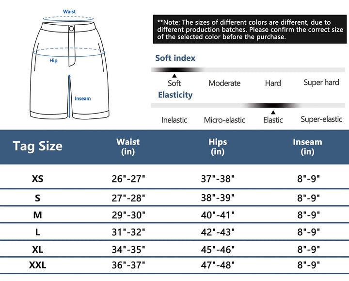 Women's Stretch Quick Dry UPF 50+ Shorts for Hiking, Camping, Travel YZF US-DK