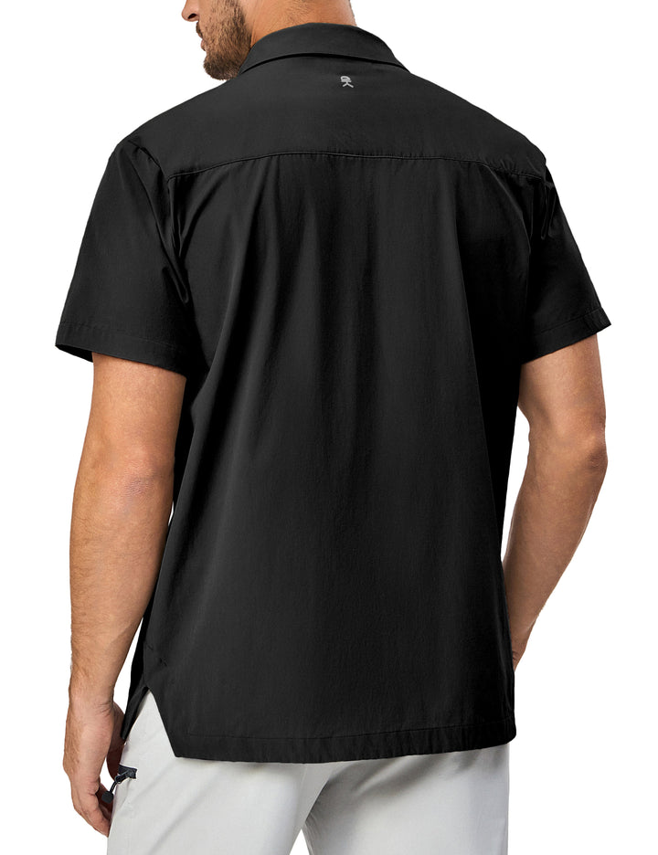 Men's Breathable UPF50 Relaxed Fit Shirts for Hiking Travel MP-US-DK