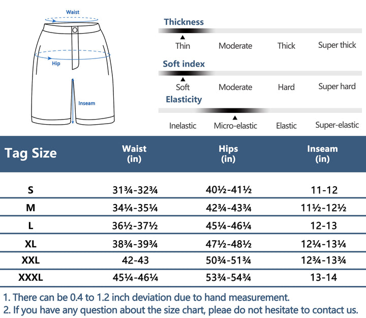 Men's Quick Dry Lightweight Bermuda Shorts with Pockets MP-US-DK