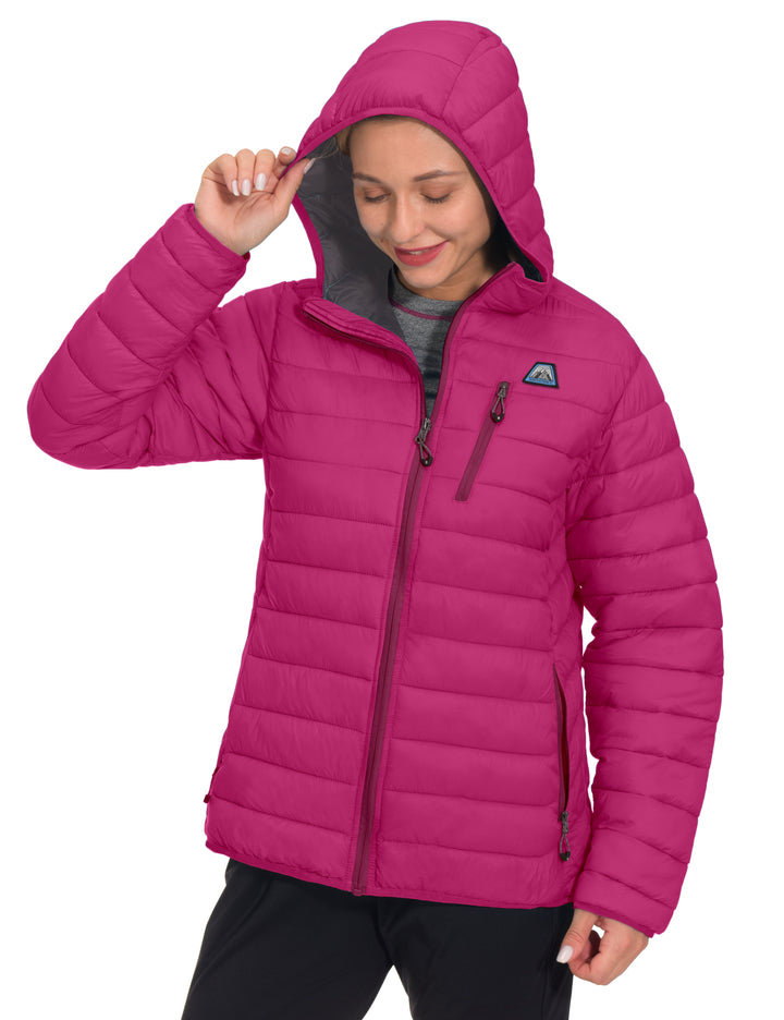 Women's Puffer Jacket, Winter Coat Windproof and Packable MP-US-DK