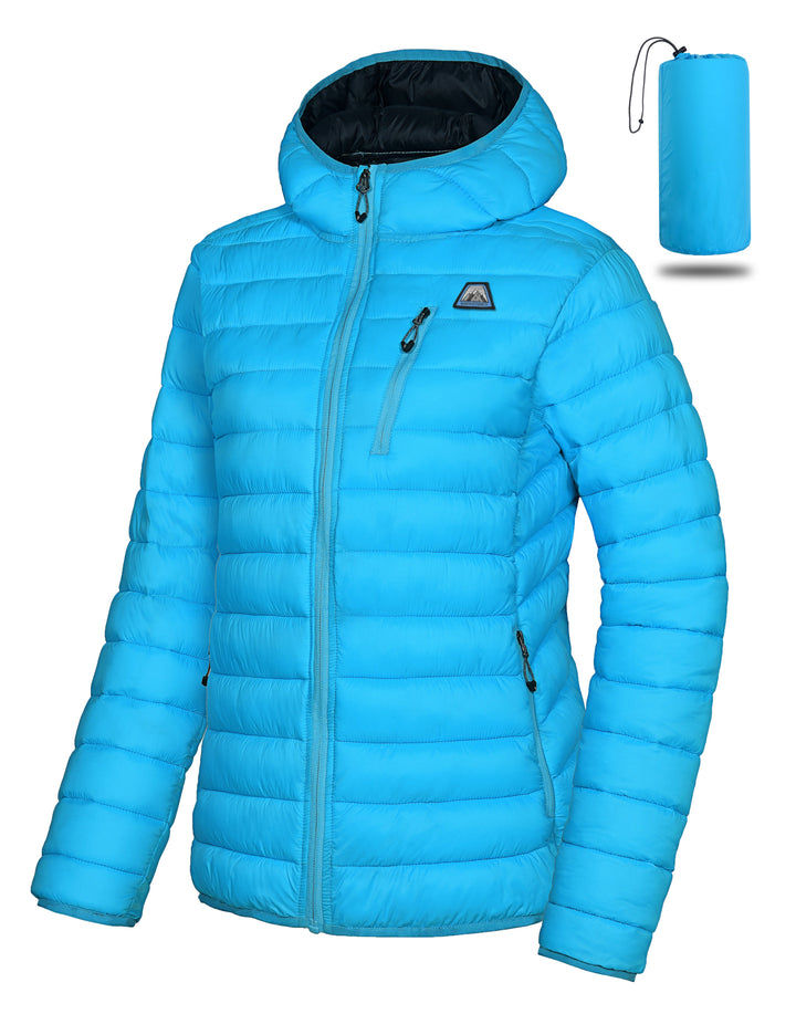 Women's Puffer Jacket, Winter Coat Windproof and Packable MP-US-DK