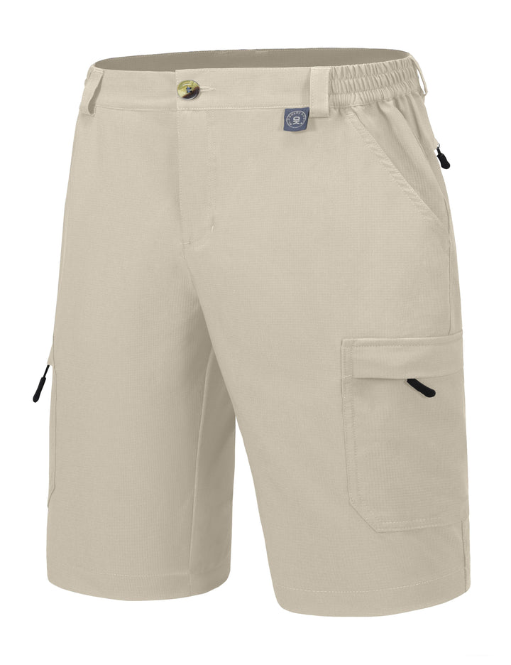 Men's 10 Inch UPF 50 Stretch Cargo Shorts YZF US-DK