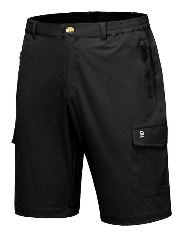 Men's 11 Inch Quick Dry Bermuda Hiking Cargo Shorts YZF US-DK