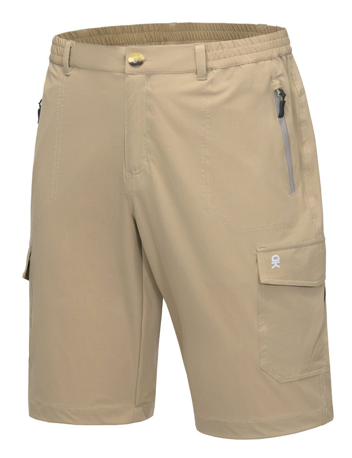 Men's 11 Inch Quick Dry Bermuda Hiking Cargo Shorts YZF US-DK