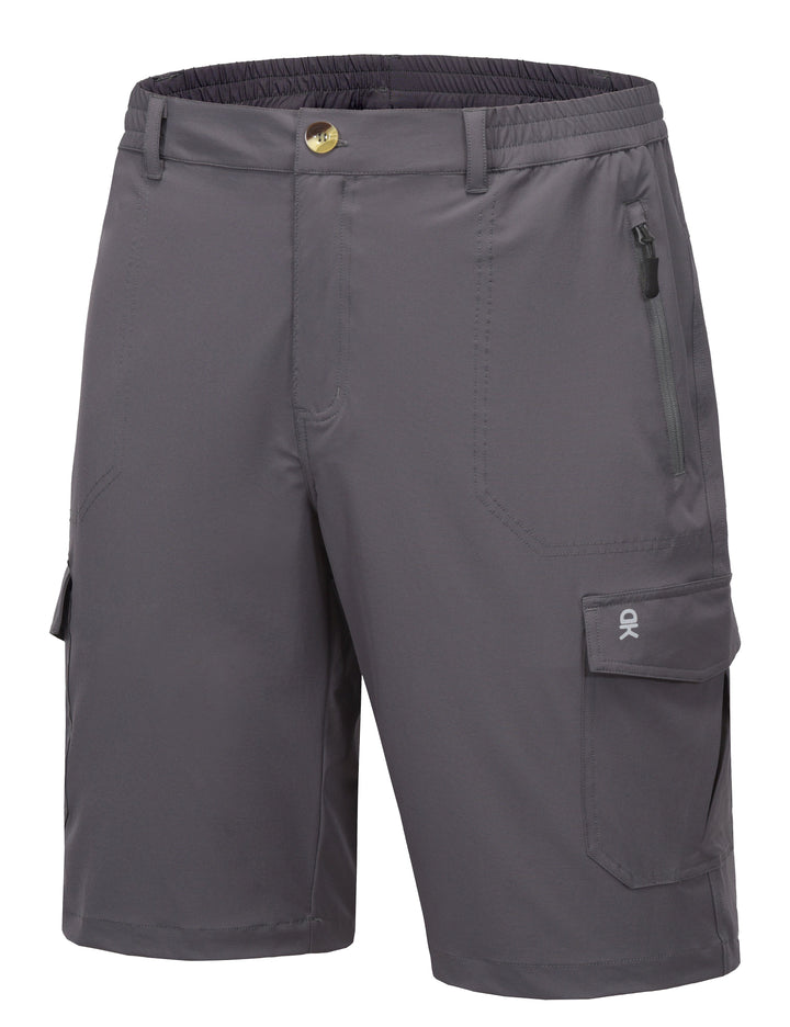 Men's 11 Inch Quick Dry Bermuda Hiking Cargo Shorts YZF US-DK