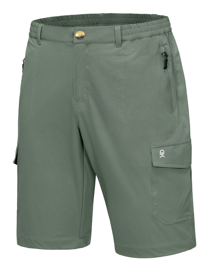 Men's 11 Inch Quick Dry Bermuda Hiking Cargo Shorts YZF US-DK