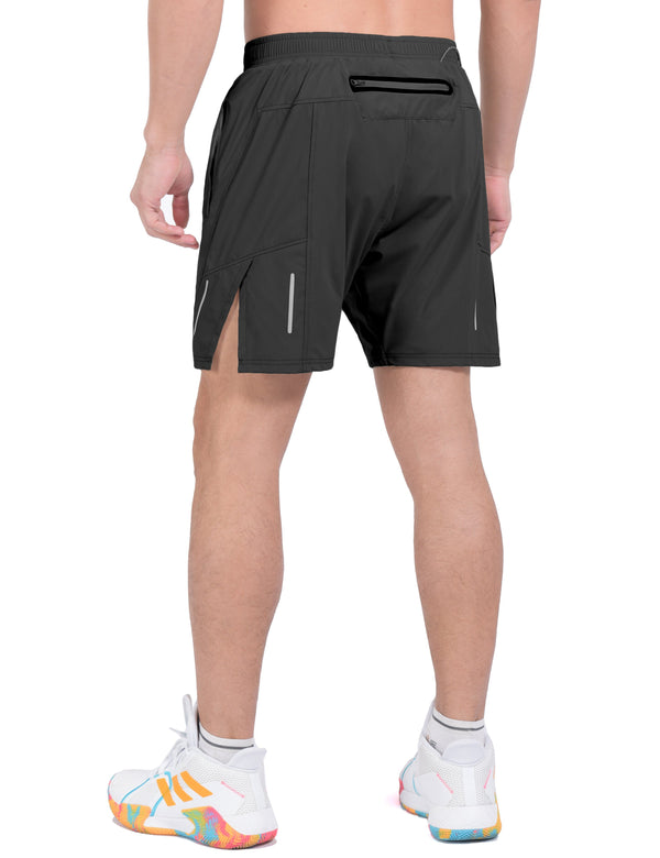 Men's 5 Inches Ultra Stretch Quick Dry 2 in 1 Running Shorts YZF US-DK