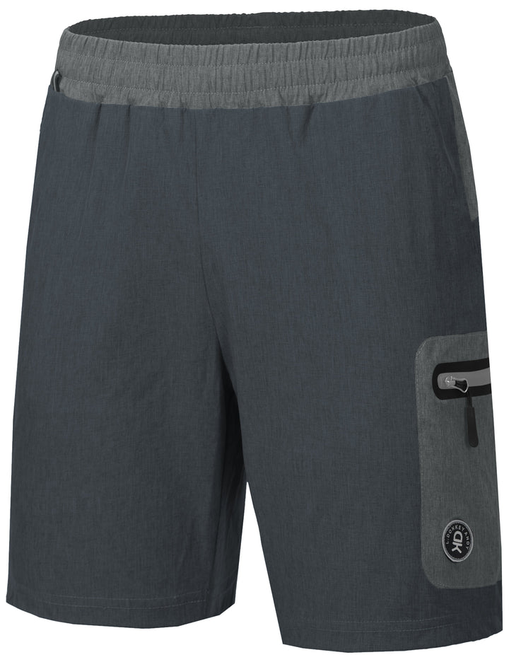Men's 7 Inches Quick Dry Running Shorts Stretch Athletic Workout Shorts YZF US-DK