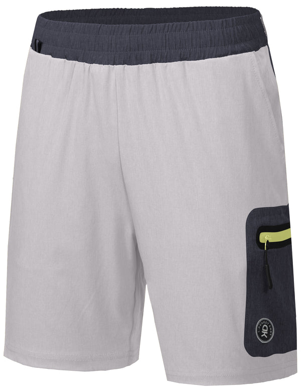 Men's 7 Inches Quick Dry Running Shorts Stretch Athletic Workout Shorts YZF US-DK