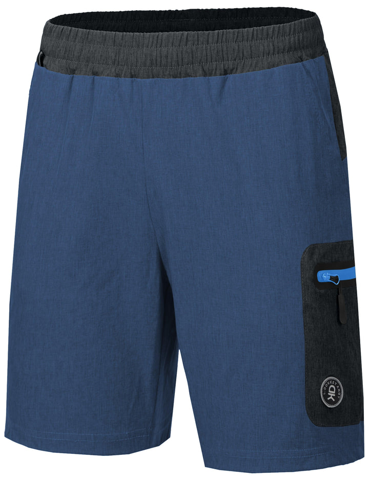 Men's 7 Inches Quick Dry Running Shorts Stretch Athletic Workout Shorts YZF US-DK