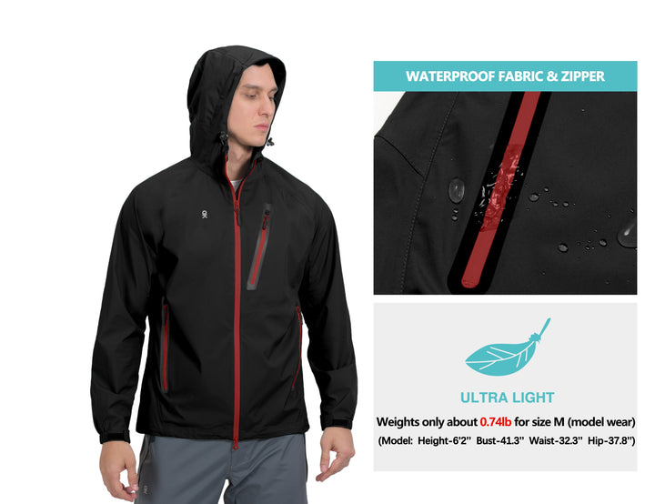 Men's High-performance Waterproof Rain Jacket YZF US-DK