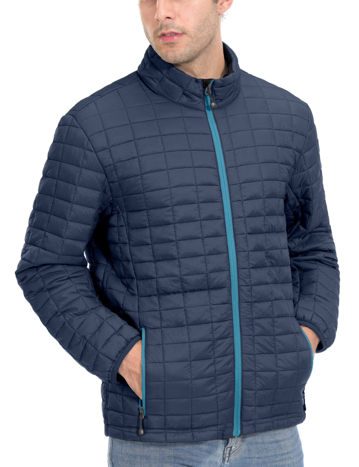 Men's Insulated Puffer Hiking Jacket YZF US-DK