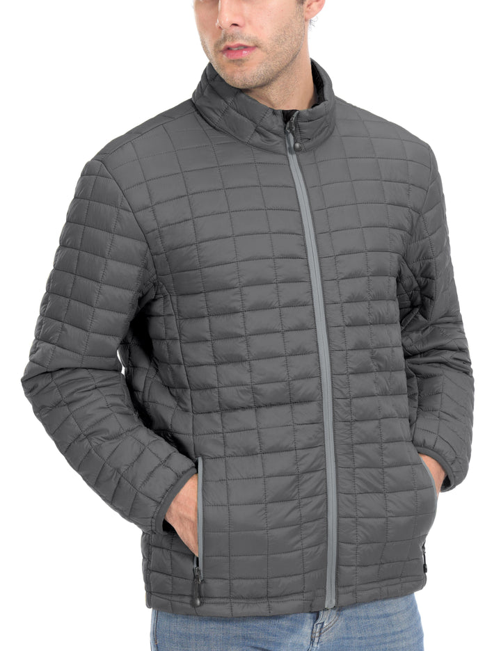 Men's Insulated Puffer Hiking Jacket YZF US-DK