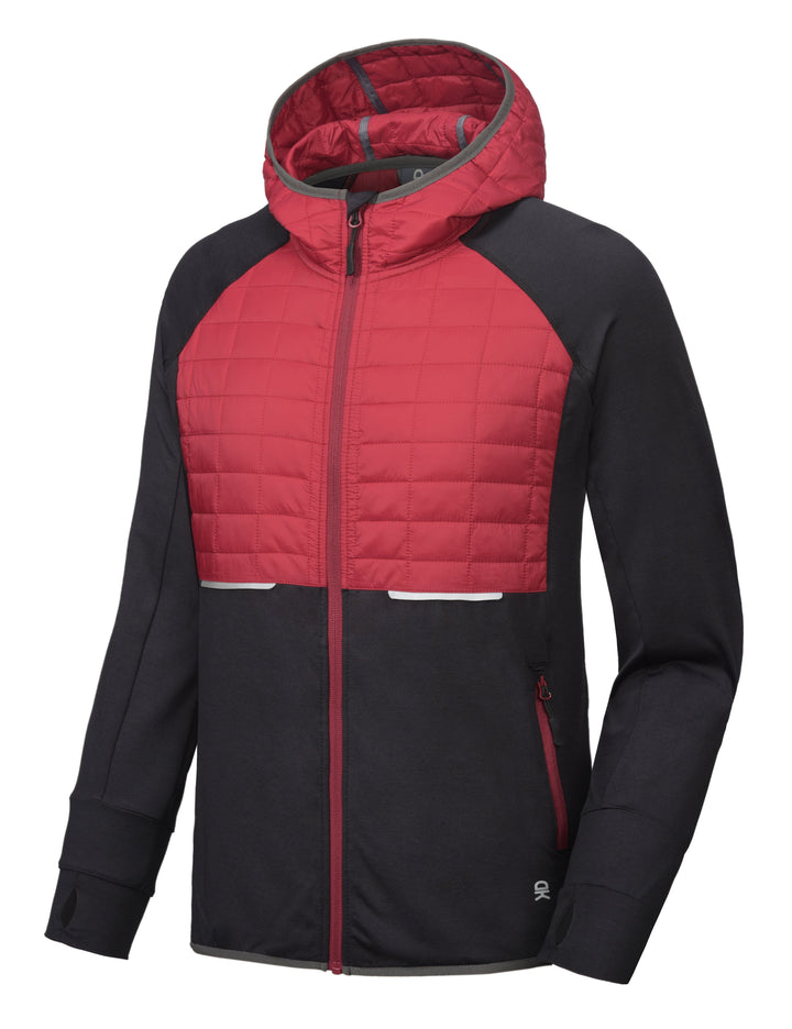 Men's Insulated Running Thermal Hybrid Jacket YZF US-DK