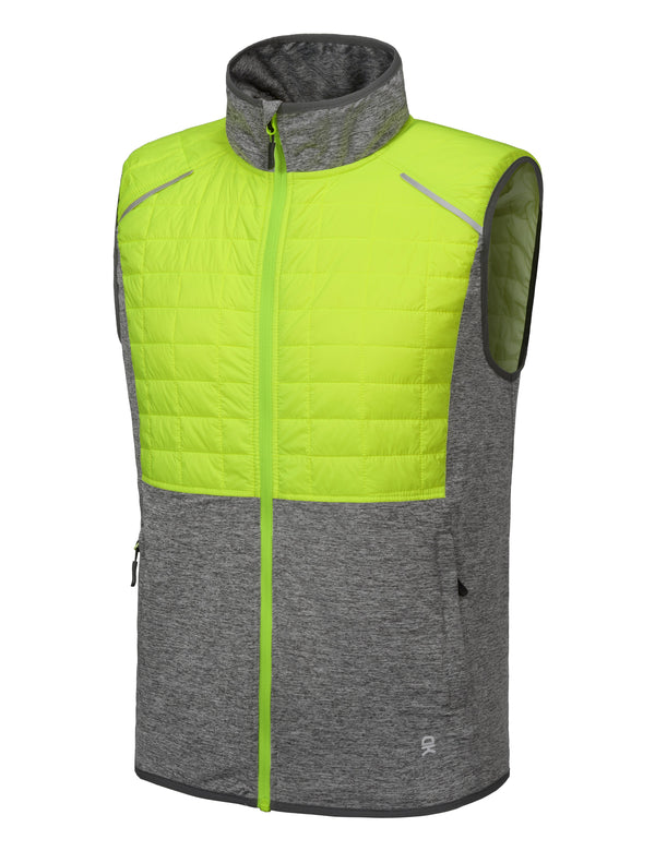 Men's Lightweight reflective stripes Warm Vest YZF US-DK