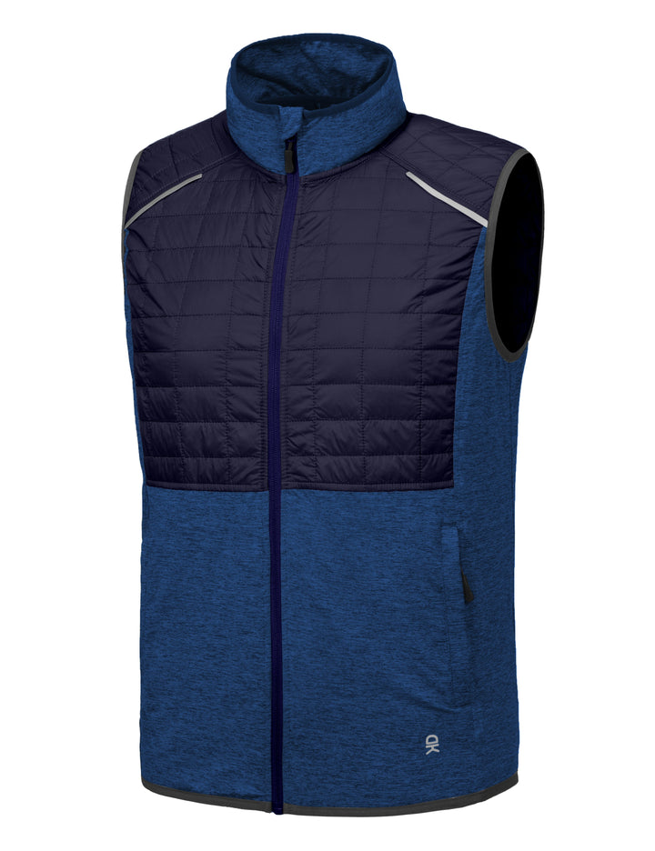 Men's Lightweight reflective stripes Warm Vest YZF US-DK