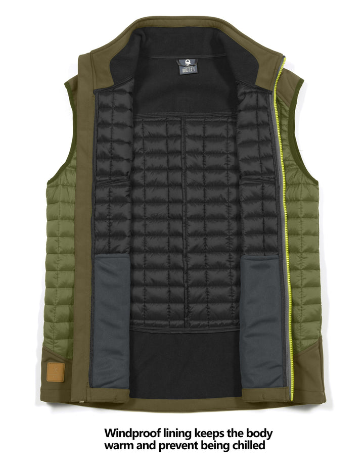 Men's Lightweight Running Golf Puffer Vest YZF US-DK