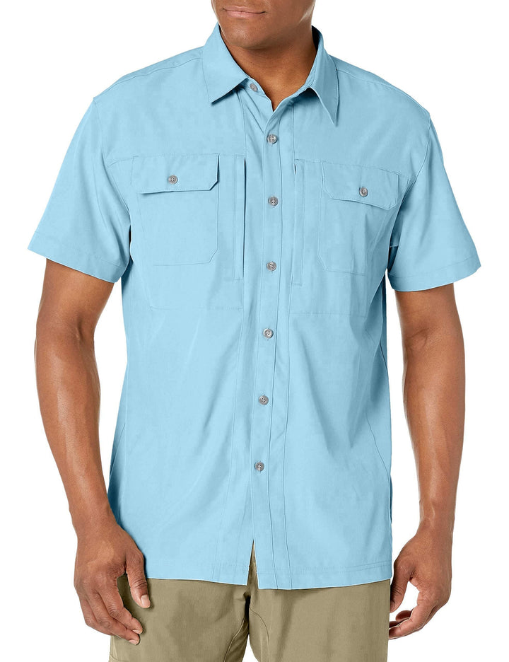 Men's Lightweight Short Sleeve Quick Dry Stretch Shirt YZF US-DK