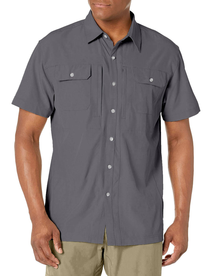 Men's Lightweight Short Sleeve Quick Dry Stretch Shirt YZF US-DK