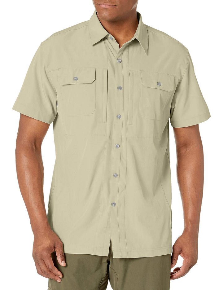 Men's Lightweight Short Sleeve Quick Dry Stretch Shirt YZF US-DK