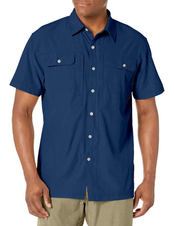 Men's Lightweight Short Sleeve Quick Dry Stretch Shirt YZF US-DK