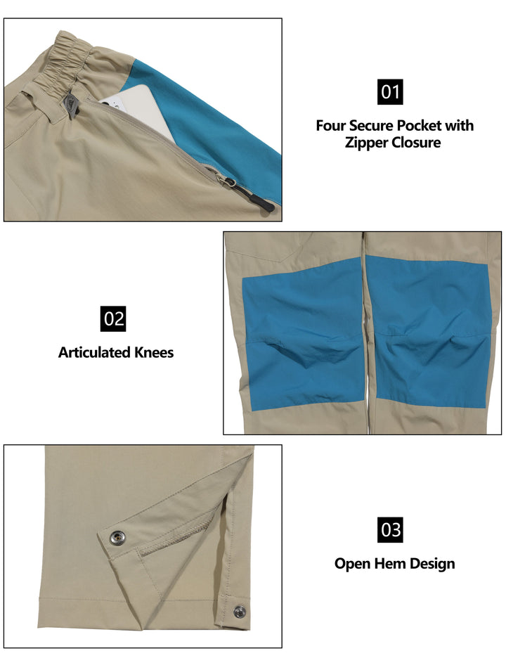 Men's Quick Dry Stretch UV Protection Outdoor Work Pants MP US-MP-CS