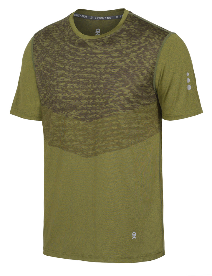 Men's Quick Dry Sweat Stretch Running T-Shirt YZF US-DK