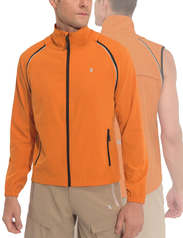 Men's Quick-Dry UPF 50+ Running Cycling Jacket YZF US-DK