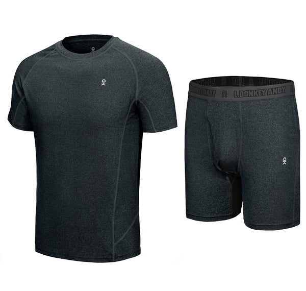 Men's Short Quick Dry Base Layer Underwear Set YZF US-DK-CS