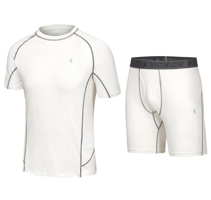 Men's Short Quick Dry Base Layer Underwear Set YZF US-DK-CS