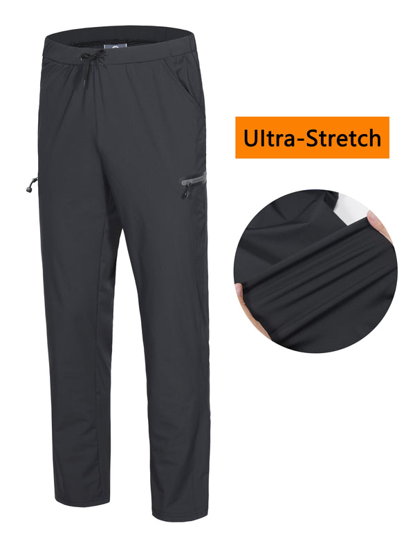 Men's Ultra-Stretch Quick Dry Athletic Pants YZF US-DK