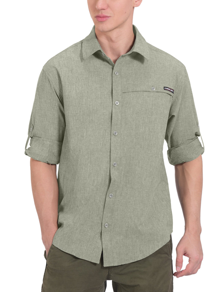 Men's UPF 50+ UV Protection Air-Holes Tech Shirt YZF US-DK