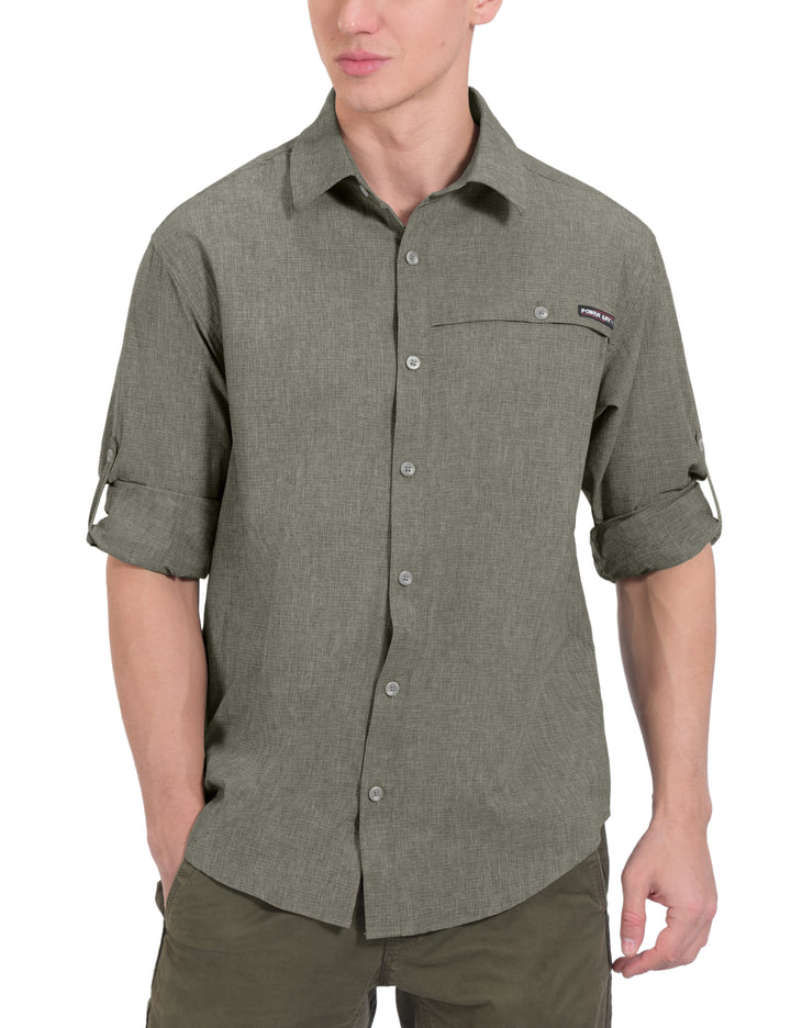 Men's UPF 50+ UV Protection Air-Holes Tech Shirt YZF US-DK