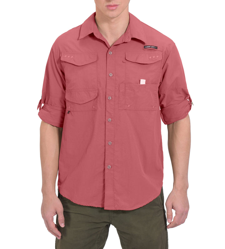 Men's UPF 50+ UV Protection Mosiquito Repellent  Fishing Hiking Shirt YZF US-DK