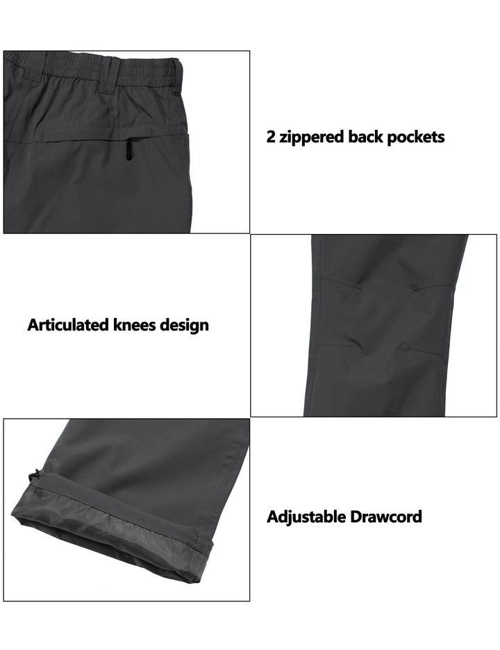 Men's Waterproof Breathable Rain Golf Pants YZF US-DK