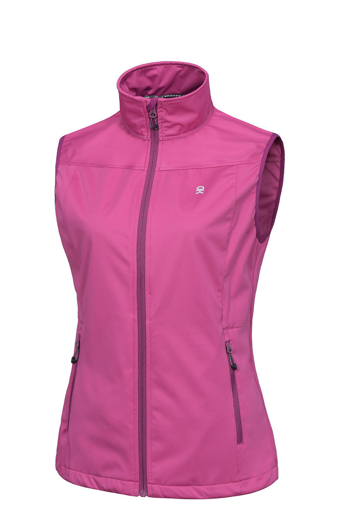 Women's Lightweight Softshell Vest, Windproof YZF US-DK