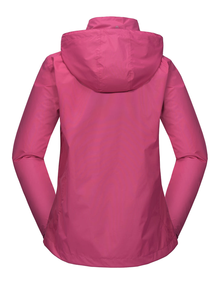 Women's Waterproof Lightweight Outdoor Rain Jacket YZF US-DK