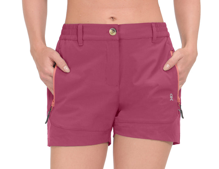 Women's 3.5 Inches Lightweight Stretch Quick Dry Golf Shorts YZF US-DK