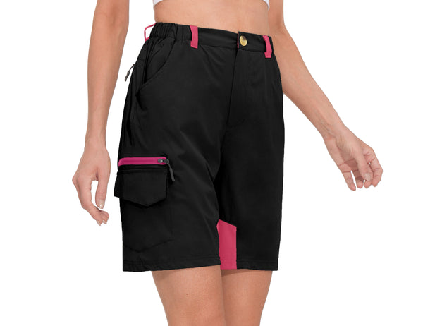 Women's 9 Inch Golf Hiking Cargo Shorts YZF US-DK