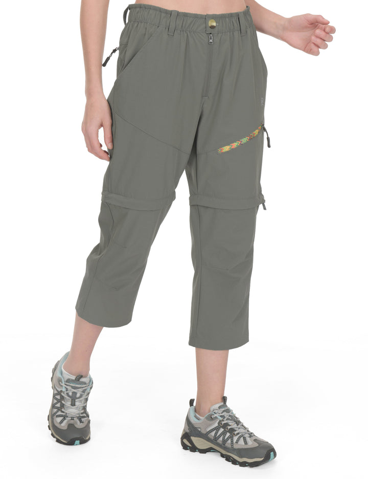 Women's Convertible Hiking Lightweight Quick Dry Pants YZF US-DK