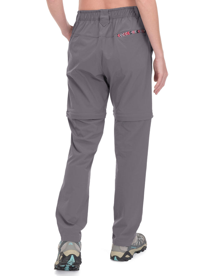 Women's Convertible Lightweight Zip-Off Hiking Pants YZF US-DK