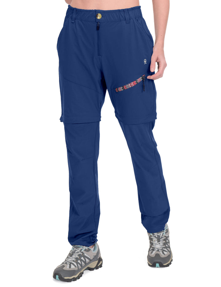 Women's Convertible Lightweight Zip-Off Hiking Pants YZF US-DK