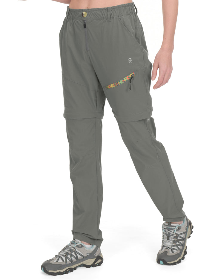 Women's Convertible Lightweight Zip-Off Hiking Pants YZF US-DK