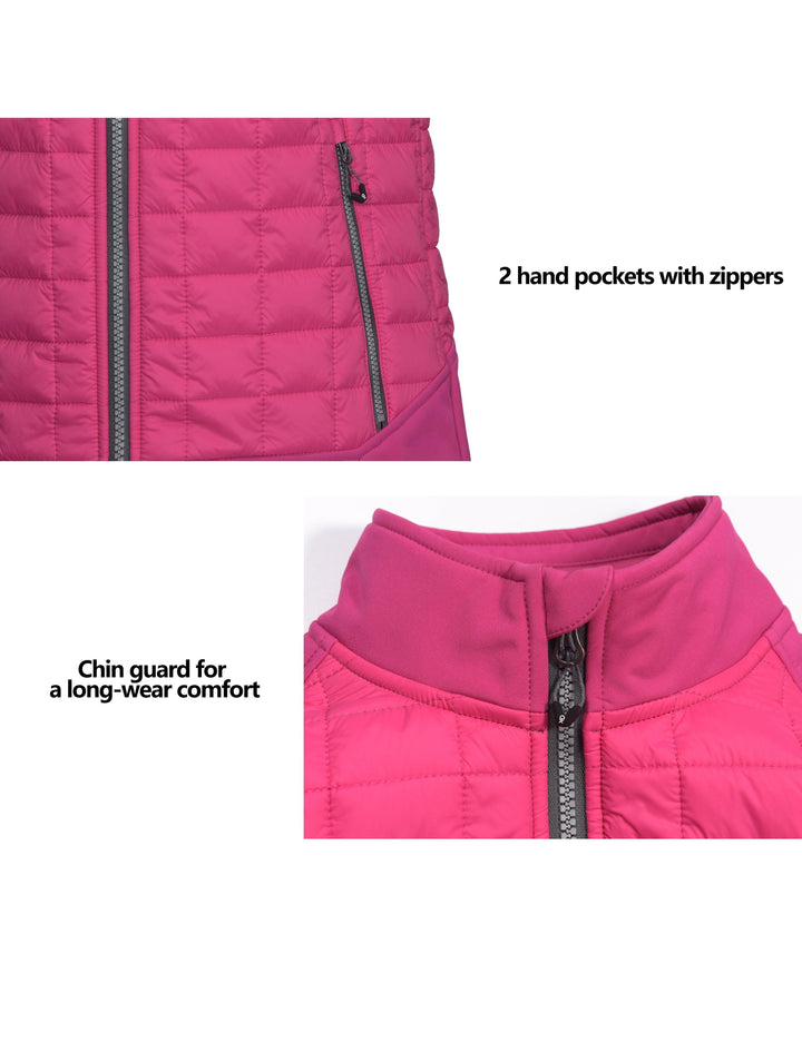 Women's Lightweight Running Golf Puffer Vest YZF US-DK