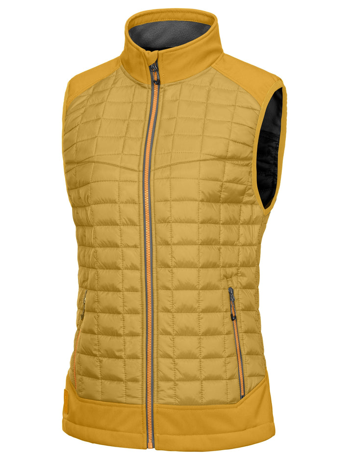 Women's Lightweight Running Golf Puffer Vest YZF US-DK