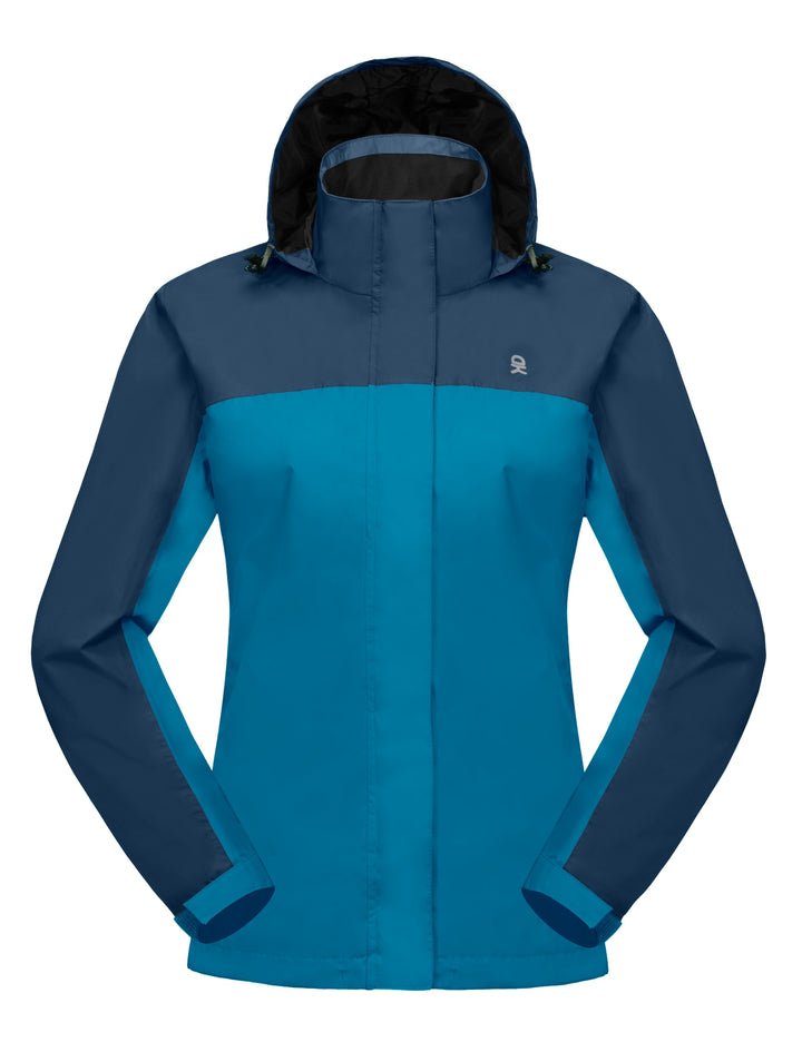 Women's Lightweight Waterproof Rain Shell Jacket YZF US-DK