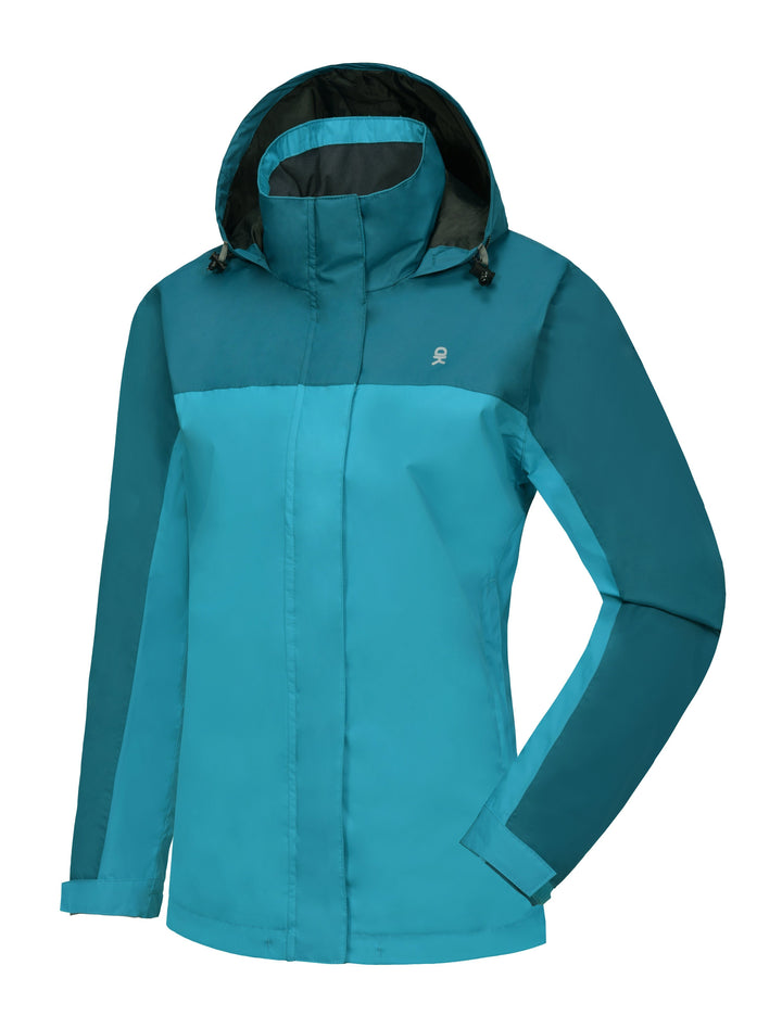 Women's Lightweight Waterproof Rain Shell Jacket YZF US-DK