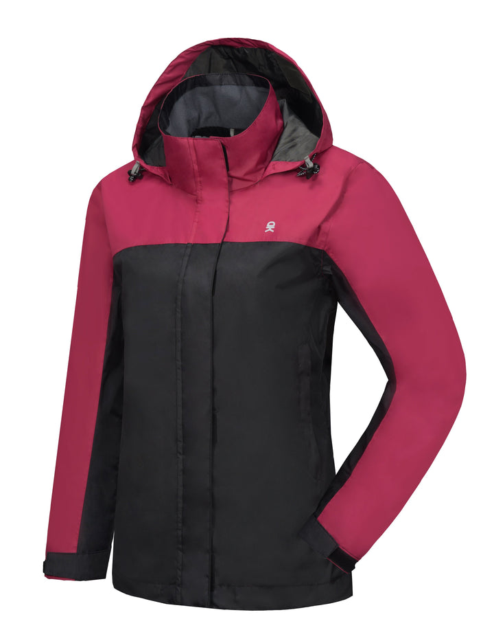 Women's Lightweight Waterproof Rain Shell Jacket YZF US-DK