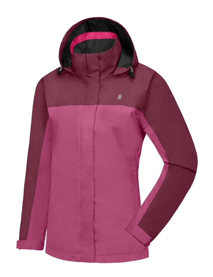 Women's Lightweight Waterproof Rain Shell Jacket YZF US-DK