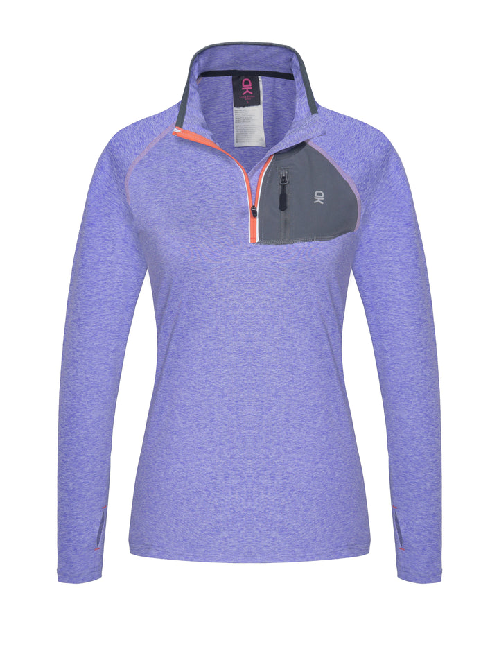 Women's Long Sleeve Lightweight Golf Top YZF US-DK